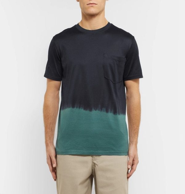 Dip-Dyed CottonT-Shirt - Image 2